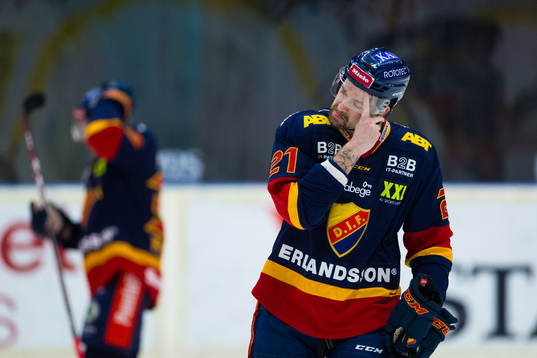Djurgårdens Patrik Berglund deppar