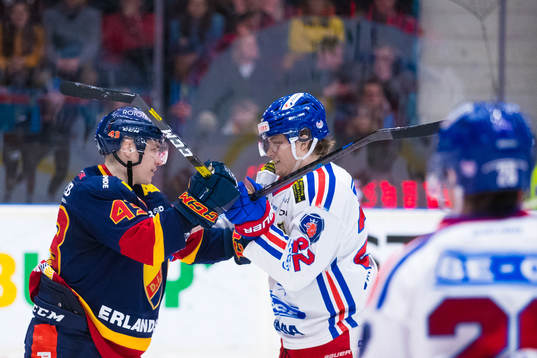 Djurgårdens Tom Nilsson och Oskarshamns John Dahlström