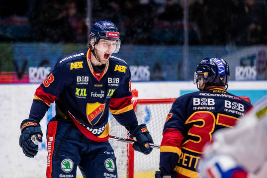 Djurgårdens Anton Hedman jublar