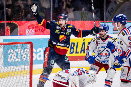Djurgårdens Anton Hedman jublar