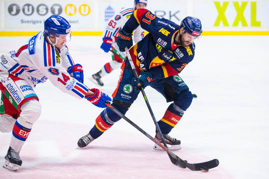 Oskarshamns Pontus Netterberg och Djurgårdens Dick Axelsson
