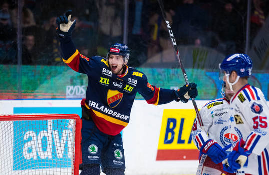 Djurgårdens Anton Hedman jublar