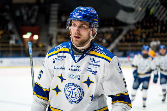 Leksands Daniel Gunnarsson jublar