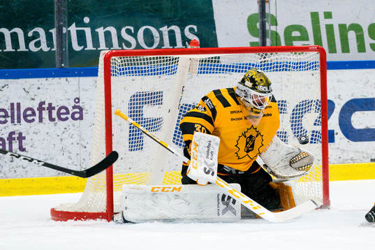 Skellefteås målvakt Gustaf Lindvall