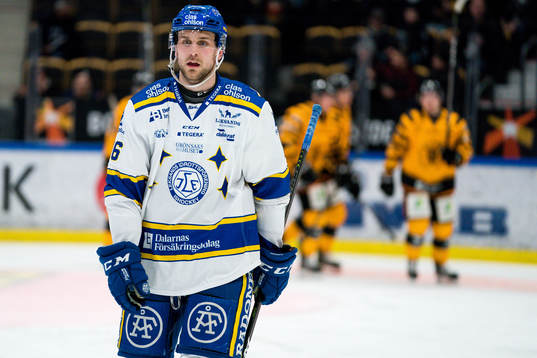 Leksands Daniel Gunnarsson deppar