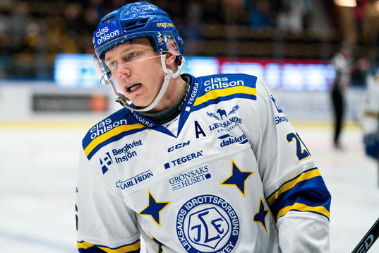 Leksands Patrik Zackrisson deppar