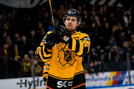 Skellefteås Arvid Lundberg  jublar