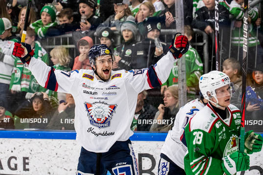 Linköpings Jarno Kärki jublar