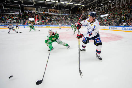 Rögles Anton Bengtsson och Linköpings Olle Lycksell