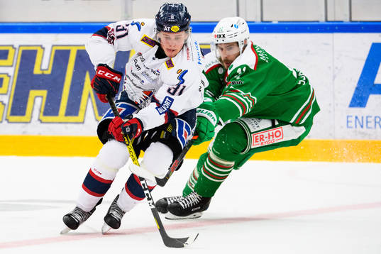 Linköpings Olle Lycksell och Rögles Mattias Sjögren