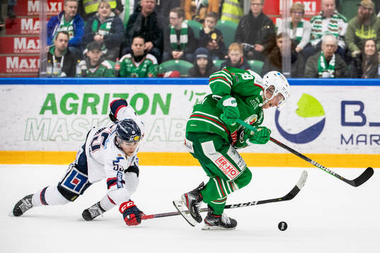 Linköpings Max Lindroth och Rögles Anton Bengtsson