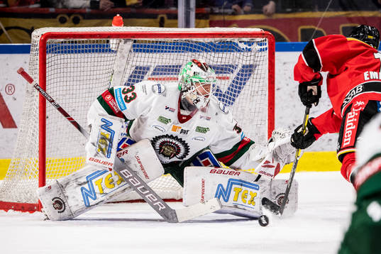 Frölundas goalkeeper Johan Mattsson