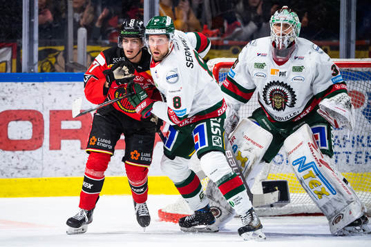 Luleås Isac Brännström och Frölundas Viktor Ekbom