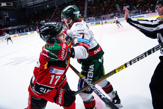 Luleås Isac Brännström och Frölundas Karl Stollery