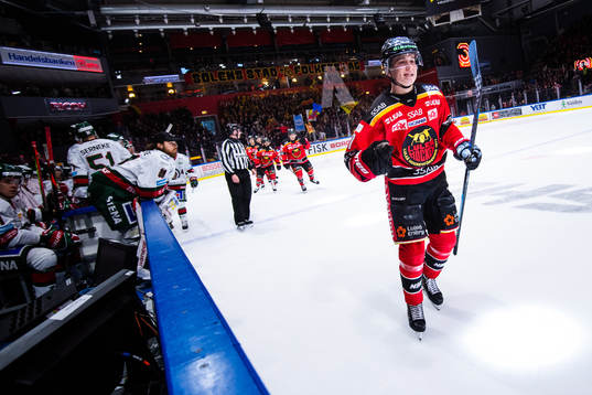 Luleås Nils Lundkvist jublar