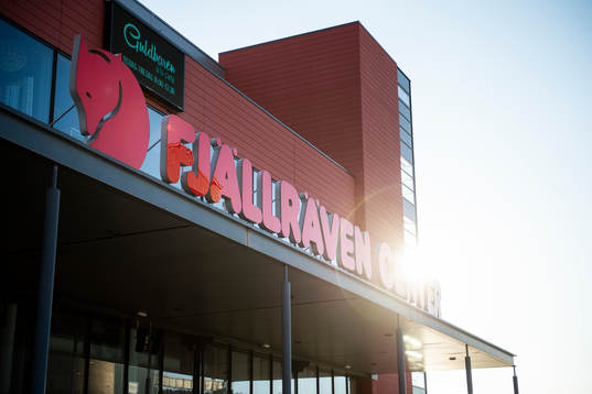 Exteriör av Fjällräven Center