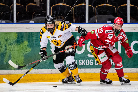 Skellefteås Julia Kaldensjö och Modos Olivia Carlsson