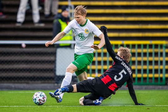 Hammarbys Tim Söderström och Brommapojkarnas Daniel