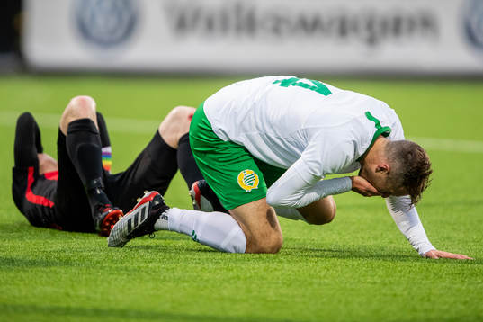 Brommapojkarnas Gustav Sandberg Magnusson och Hammarbys