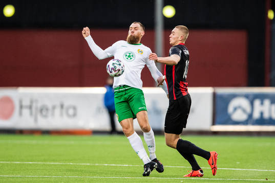 Hammarbys David Fällman och Brommapojkarnas Kristoffer