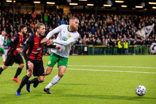 Brommapojkarnas Christer Gustafsson och Hammarbys David