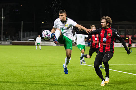 Hammarbys Paulinho och Brommapojkarnas Christer Gustafsson