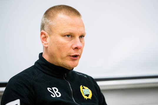 Hammarbys tränare Stefan Billborn