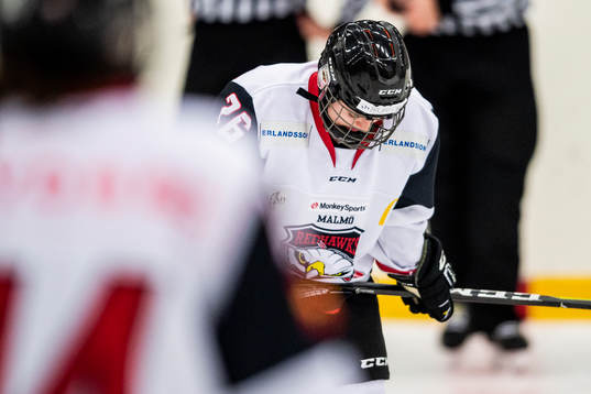 Malmö Redhawks Annie Svärd deppar