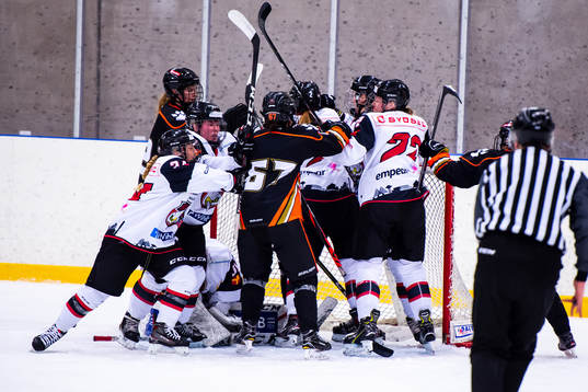Stökigt framför Malmö Redhawks mål