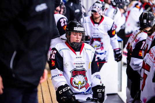 Malmö Redhawks Annie Svärd deppar