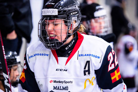 Malmö Redhawks Amanda Andersson deppar