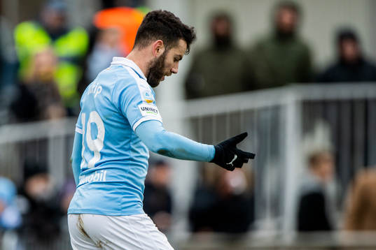 Malmö FFs Erdal Rakip deppar