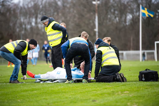 Malmö FFs Jo Inge Berget  skadad