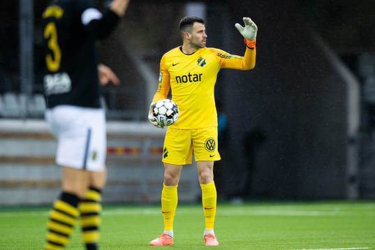 AIKs målvakt Kyriakos Stamatopoulos