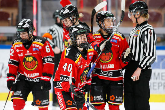 Luleås Noora Tulus jublar