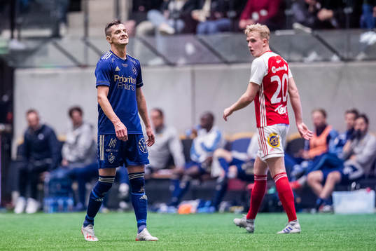 Djurgårdens Haris Radetinac deppar