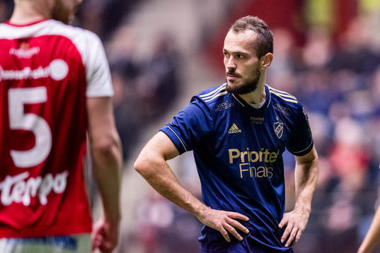 Djurgårdens Emir Kujovic deppar