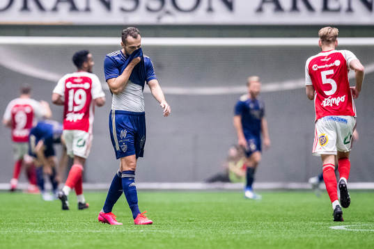 Djurgårdens Emir Kujovic deppar