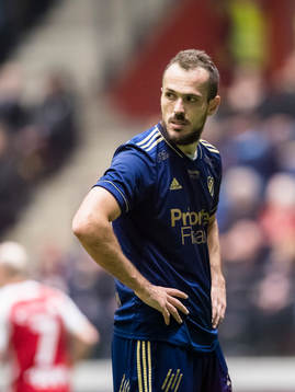 Djurgårdens Emir Kujovic deppar