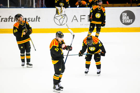 Brynäs spelare deppar