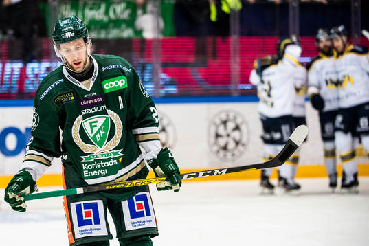 Färjestads Per Åslund deppar