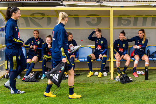 Goalkeeper Zecira Musovic, Amanda Ilestedt, Filippa