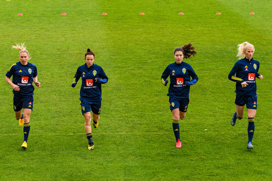 Jonna Andersson, Jessica Samuelsson, Loreta Kullashi and