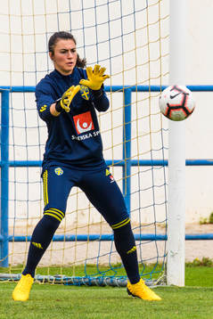 Goalkeeper Zecira Musovic
