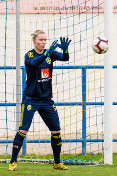 Goalkeeper Hedvig Lindahl