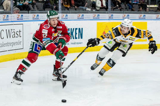 Frölundas Max Friberg och Skellefteås Arvid Lundberg