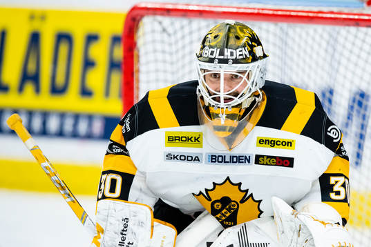Skellefteås målvakt Gustaf Lindvall