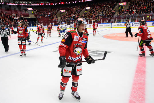Malmö Redhawks Carl-Johan Lerby deppar