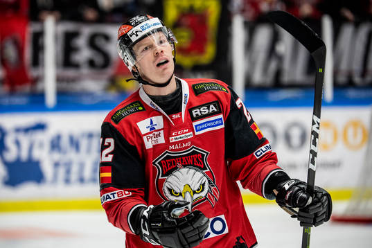 Malmö Redhawks Lars Bryggman deppar