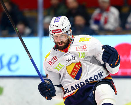 Djurgårdens Dick Axelsson jublar